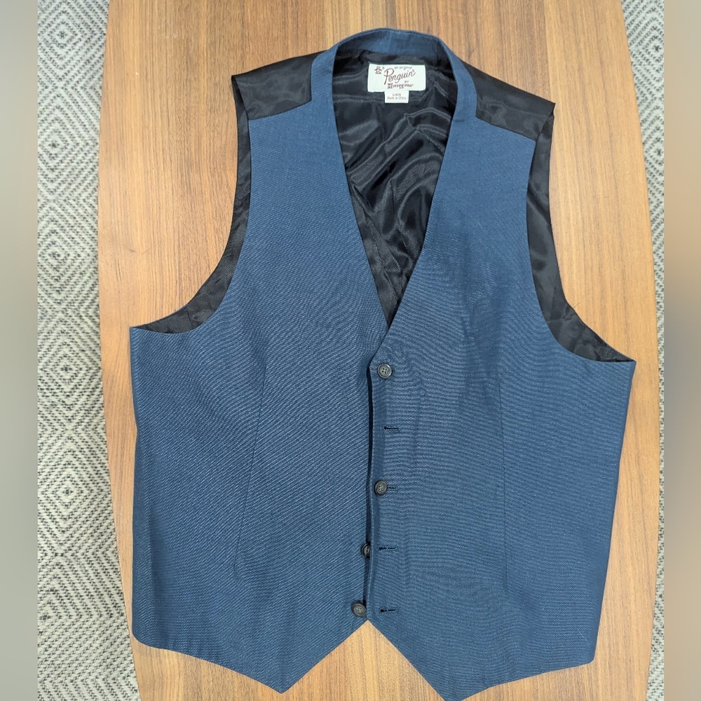 Original Penguin Navy Blue Men's Vest